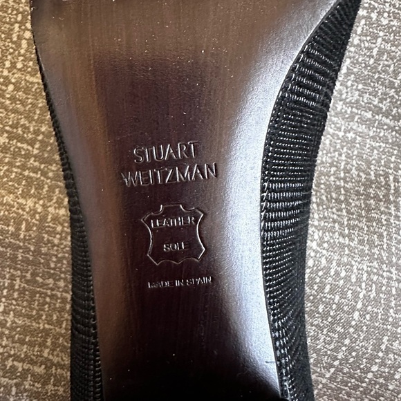 Stuart Weitzman Classic Flex pointy toe block heel size 9 - Picture 8 of 11